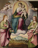 The Virgin and Child on a cloud - Giovan Filippo Criscuolo — artwork view