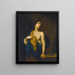 Sainte Agathe - Giovan Francesco de Rosa — framed artwork on a wall