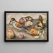 Nature morte avec oiseaux et fruits - Giovanna Garzoni — framed artwork on a wall