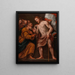 The Resurrection - Giovanni Andrea Ansaldo — framed artwork on a wall
