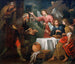 Abraham et les trois anges - Giovanni Andrea de Ferrari — artwork view