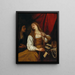 La Conversion de Marie-Madeleine - Giovanni Andrea de Ferrari — framed artwork on a wall