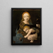 La Vierge à l'Enfant La Madone à la Rose - Giovanni Antonio Boltraffio — framed artwork on a wall