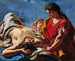 Alexandre devant le corps du défunt Darius - Giovanni Antonio Pellegrini — artwork view