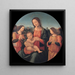 Madonna with Child and Angels - Giovanni Antonio Sogliani — framed artwork on a wall