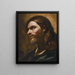 Head of Christ - Giovanni Battista Beinaschi — framed artwork on a wall