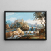 the castle Orsini Bracciano - Giovanni Battista Busiri — framed artwork on a wall