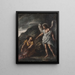 Tobias and the Angel - Giovanni Battista Caracciolo — framed artwork on a wall