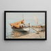 Afternoon in Toulon - Giovanni Battista Castagneto — framed artwork on a wall