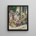The Christ Crowned with Thorns - Giovanni Battista Castello — framed artwork on a wall