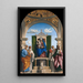 Virgin and Child with Saints Peter, Romuald, Benedict, and Paul - Giovanni Battista Cima da Conegliano — framed artwork on a wall