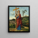 Sainte-Hélène - Giovanni Battista Cima da Conegliano — framed artwork on a wall