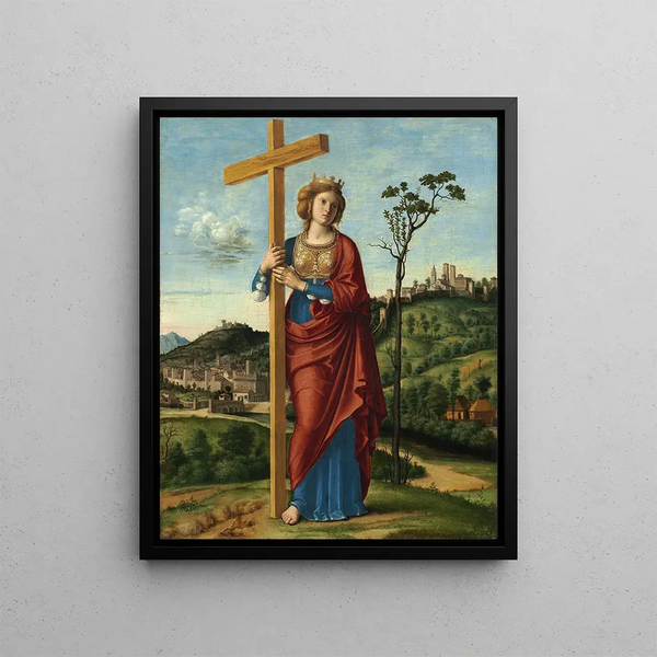 Sainte-Hélène - Giovanni Battista Cima da Conegliano — framed artwork on a wall