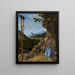 Saint Jerome in the Desert - Giovanni Battista Cima da Conegliano — framed artwork on a wall