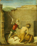 Thésée killing the Minotaur - Giovanni Battista Cima da Conegliano — artwork view