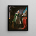 Portrait of Prince Sergei Fjodorowitsch Galitzin - Giovanni Battista Damon Ortolani — framed artwork on a wall