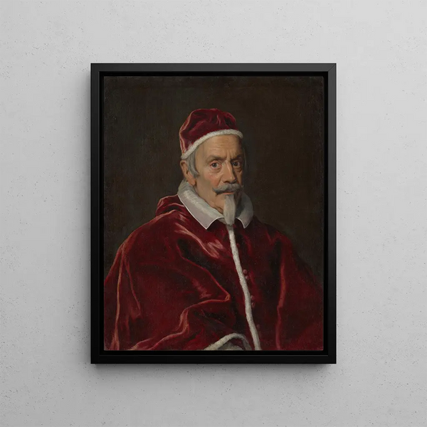 Pope Clément X 1590-1676 - Giovanni Battista Gaulli — framed artwork on a wall