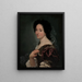Portrait of a Woman - Giovanni Battista Gaulli — framed artwork on a wall