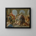 La Tempérance de Scipion - Giovanni Battista Gaulli — framed artwork on a wall