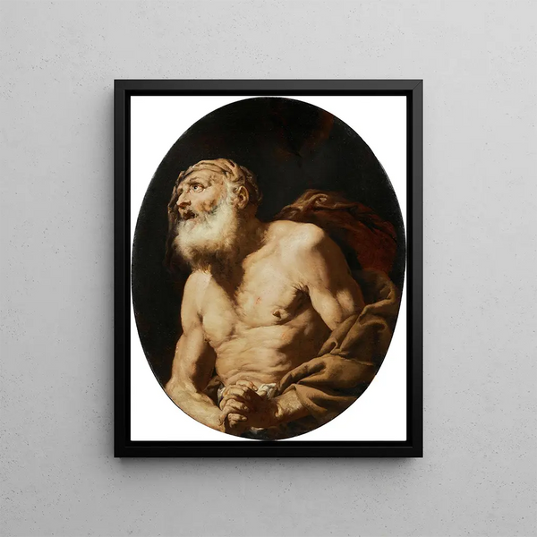 Employment - Giovanni Battista Langetti — framed artwork on a wall