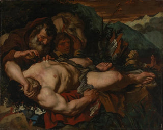 The Good Samaritan - Giovanni Battista Langetti — artwork view