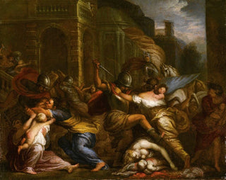 The Massacre of the Innocents - Giovanni Battista Merano — artwork view