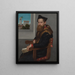 Bartolomeo Bonghi died in 1584 - Giovanni Battista Moroni — framed artwork on a wall