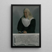 Lucrezia Agliardi Vertova 1490-1558 - Giovanni Battista Moroni — framed artwork on a wall