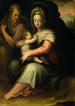 The Rest During the Flight into Egypt - Giovanni Battista Naldini — artwork view