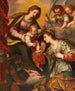 The mystical marriage of Saint Catherine - Giovanni Battista Paggi — artwork view
