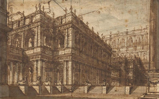 An ancient forum with porticoes - Giovanni Battista Piranesi — artwork view