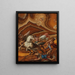 The Conversion of Saint Paul - Giovanni Battista Pozzo — framed artwork on a wall