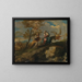 The Flight into Egypt - Giovanni Battista Ranieri Del Pace — framed artwork on a wall