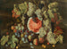 Nature morte dans un paysage avec des raisins, des pastèques, des figues et des pommes - Giovanni Battista Ruoppolo — artwork view
