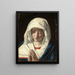 Prier Marie - Giovanni Battista Salvi da Sassoferrato — framed artwork on a wall