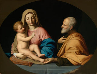 La Sainte Famille - Giovanni Battista Salvi da Sassoferrato — artwork view