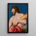 Hercules - Giovanni Battista Salvi da Sassoferrato — framed artwork on a wall