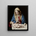 Marie adorant l'Enfant - Giovanni Battista Salvi da Sassoferrato — framed artwork on a wall