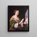 Sainte Cécile - Giovanni Battista Salvi da Sassoferrato — framed artwork on a wall