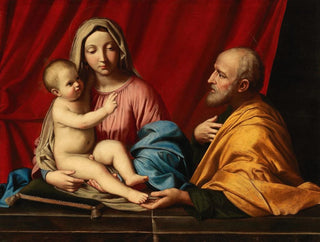 La Sainte Famille - Giovanni Battista Salvi da Sassoferrato — artwork view