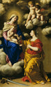 The Mystic Marriage of Saint Catherine - Giovanni Battista Salvi da Sassoferrato — artwork view