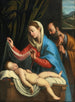 The Virgin and Saint Joseph with the Sleeping Child Jesus - Giovanni Battista Salvi da Sassoferrato — artwork view