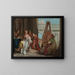 Alexander the Great and Campaspe in Apelles' workshop - Giovanni Battista Tiepolo — framed artwork on a wall