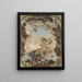 Allegory of the planets and continents - Giovanni Battista Tiepolo — framed artwork on a wall