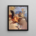 Allégorie de la vertu et de la noblesse - Giovanni Battista Tiepolo — framed artwork on a wall