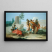 Armide abandoned by Renaud - Giovanni Battista Tiepolo — framed artwork on a wall
