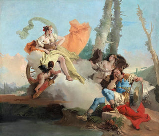 Armide rencontre le Renaud endormi - Giovanni Battista Tiepolo — artwork view