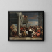 The Christ in the house of Simon the Pharisee - Giovanni Battista Tiepolo — framed artwork on a wall
