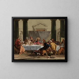 The Last Supper - Giovanni Battista Tiepolo — framed artwork on a wall