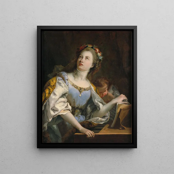 Sainte Cécile - Giovanni Battista Tiepolo — framed artwork on a wall